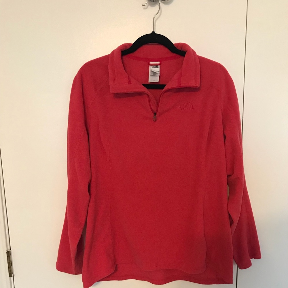 A quarter zip North Face pullover jacket